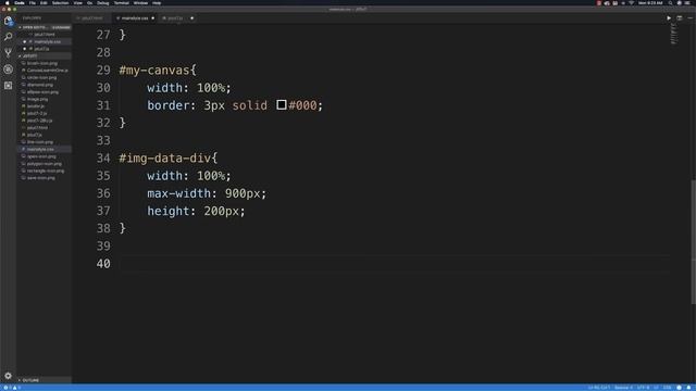 JavaScript Tutorial 7 Paint App Canvas API смотреть онлайн