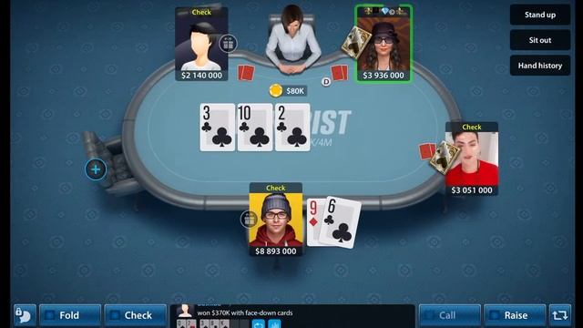 Pokerist: practicing bluffs where I can - iOS poker game online iPhone смотреть онлайн