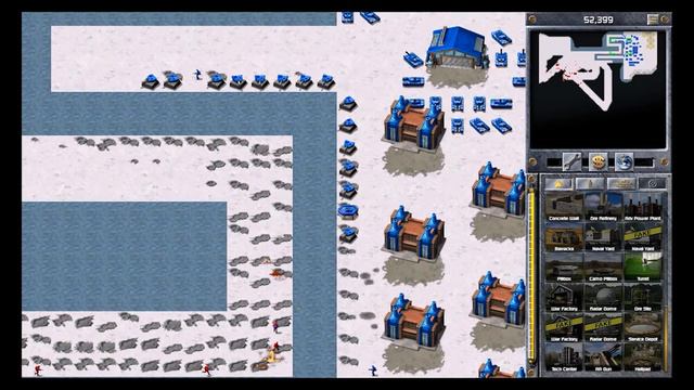 [REMASTERED] C&C RED ALERT | Allied | Turret Defense | Hard AI | 1 vs 1 | смотреть онлайн