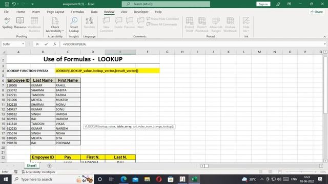 Excel Learning Mantra Tutorial in Hindi | Assignment-9 #aaetclasses #excel #exceltutorial #vlookup смотреть онлайн