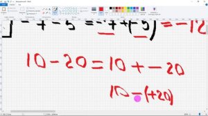 Быстро про ВЫЧИТАНИЕ ЧИСЕЛ С РАЗНЫМИ ЗНАКАМИ. Математика 6 класс