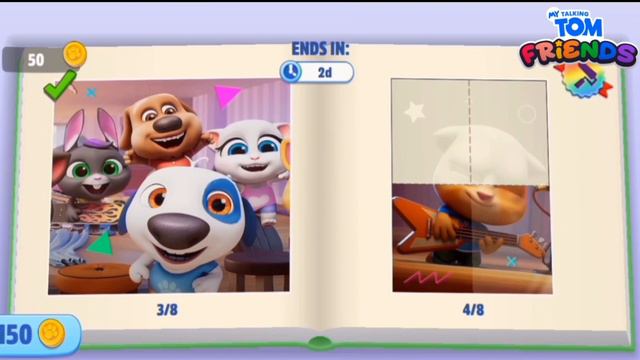 📚😱🌺18-Eighteen Stickers Album Complete🌺📚🎉My Talking Tom Friends Gameplay Walkthrough Game🎯