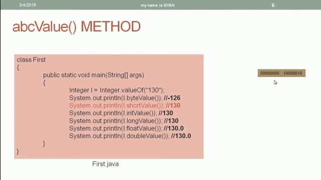 Wrapper Classes in Java | #10 | To Convert Wrapper Classes to Primitive Data | abcValue() Methods смотреть онлайн