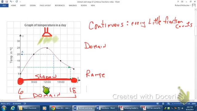 9.14.15 domain and range of continuous functions смотреть онлайн
