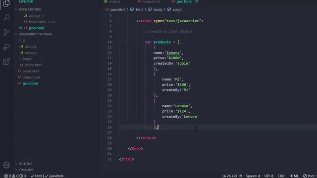 Working With Json смотреть онлайн