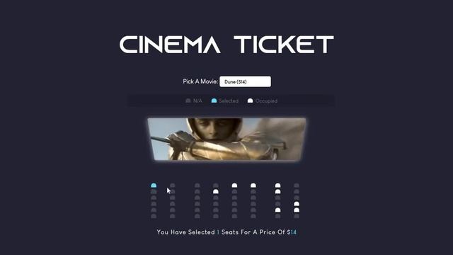 Booking Movie Tickets With Vanilla Javascript And Bootstrap 5 смотреть онлайн
