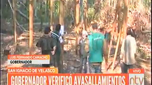 19092022 LUIS FERNANDO CAMACHO GOBERNADOR VERIFICÓ AVASALLAMIENTOS EN SAN IGNACIO DE VELASCO RED UN смотреть онлайн