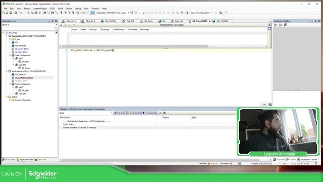 EcoStruxure Machine Expert Training - M9.1 Communication using Network Variable List NVL смотреть онлайн