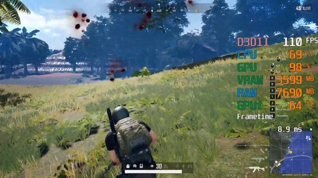 GeForce GTX 1650 SUPER -- Intel Core i3-9100F -- PUBG FPS Test Competitive смотреть онлайн