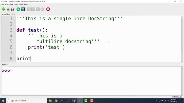 EP019 - Python with Raspberry Pi - Docstring смотреть онлайн