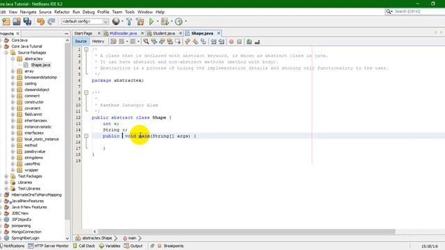 23. Core Java - Abstract class details with live coding (Bangla Tutorial) смотреть онлайн