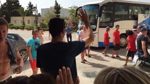 Palmyra Beach (Тунис) Проводы туристов ч.2 смотреть онлайн