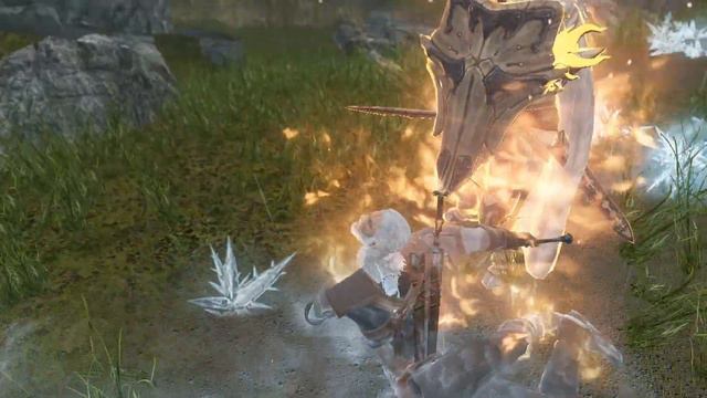 Skyrim Battles - Geralt of Rivia -Vs- The Dovahkiin [Legendary Settings] смотреть онлайн
