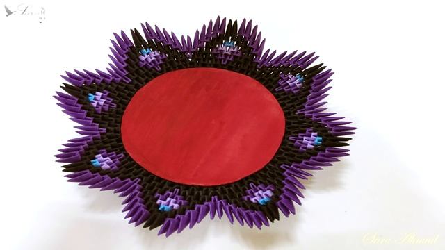 How to make 3d Origami Basket or Box 4 - Part 1 смотреть онлайн