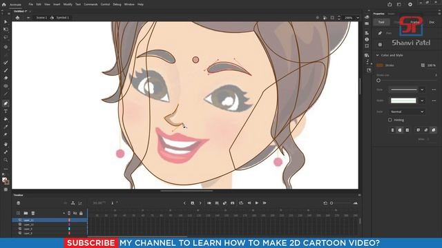 Adobe Animate CC 2022 Advance Level: Create Women Character | 2D Animation | 2D Cartoon смотреть онлайн