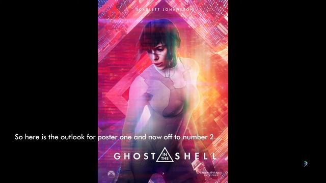 I made two "Ghost In The Shell" Poster in photoshop | Speed Art смотреть онлайн