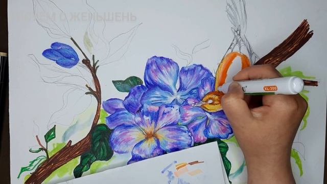 Раскрой Свой Потенциал в Рисовании с Маркерами #рисование смотреть онлайн