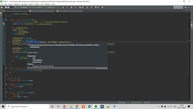Java optimization techniques - Hashing consideration for search смотреть онлайн