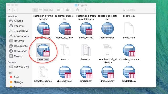 Opening SPSS and Demo.sav for Mac смотреть онлайн