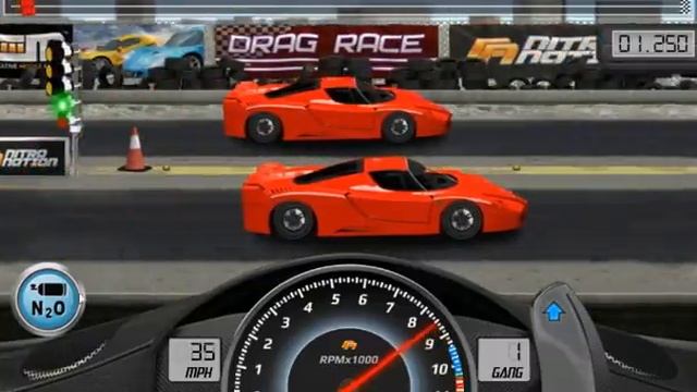 Drag Racing Level 9 Ferrari FXX Evoluzione 1/4 Mile And 1/2 Mile Tune V1.6