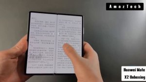 Распаковка Huawei mate x2