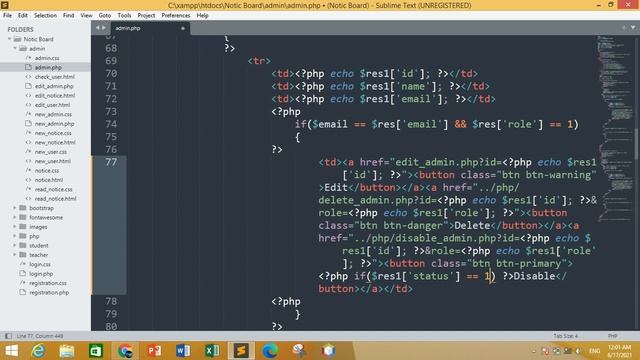 Notice Board Management System Project in PHP & MySQL || CS619 Final Year Project in PHP & MySQL смотреть онлайн