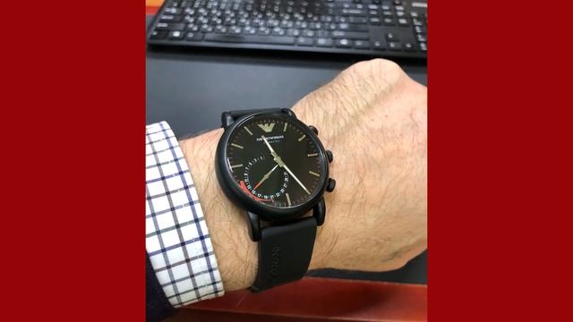 ГИБРИДНЫЕ УМНЫЕ ЧАСЫ ЭМПОРИО АРМАНИ 3010/EMPORIO ARMANI HYBRID SMARTWATCH ART3010 смотреть онлайн