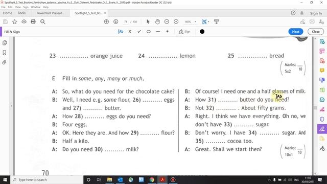 Учебник Spotlight 5 класс. Тест Модуль 8 B смотреть онлайн