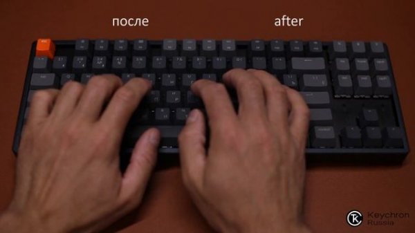 Механическая клавиатура Keychron K8: тест звука со смазанными свитчами