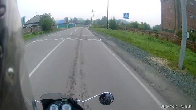 Поездка на работу Racer Skyway 200 25.07.2019 #MotoRU22 смотреть онлайн