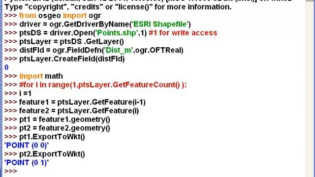 Week6: 5) Python Scripting To Distance Between Locations. смотреть онлайн