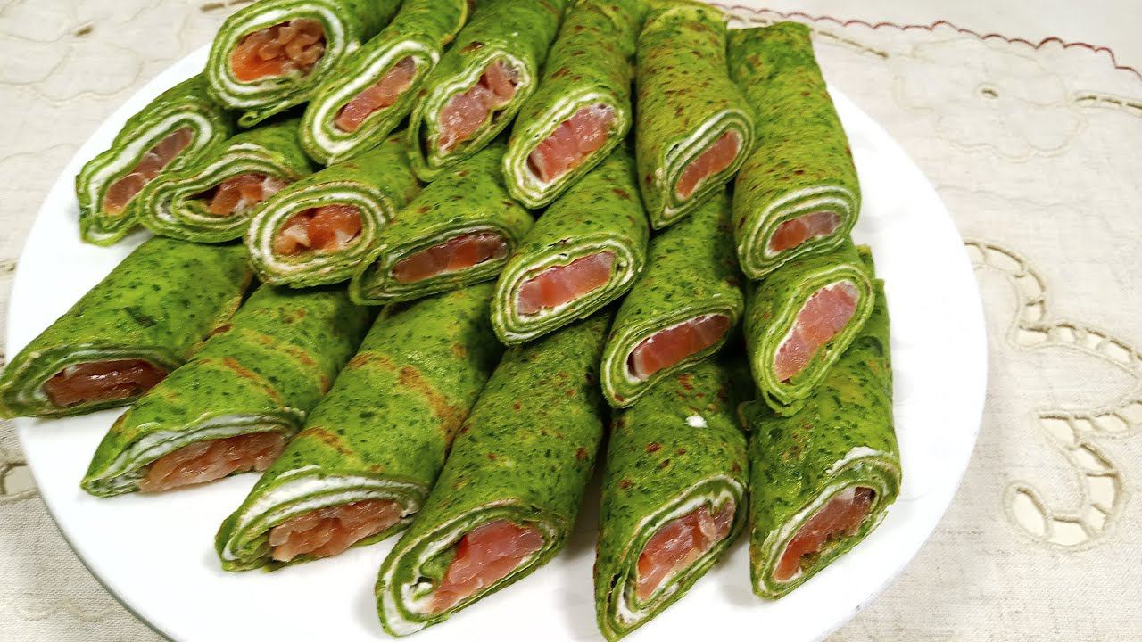 БЛИНЫ КАК В РЕСТОРАНЕ | ФАНТАСТИЧЕСКАЯ ЗАКУСКА НА ПРАЗДНИЧНЫЙ СТОЛ смотреть онлайн