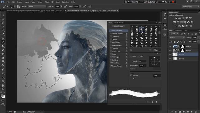 Делаем красивую аватарку в программе Photoshop CS6 смотреть онлайн