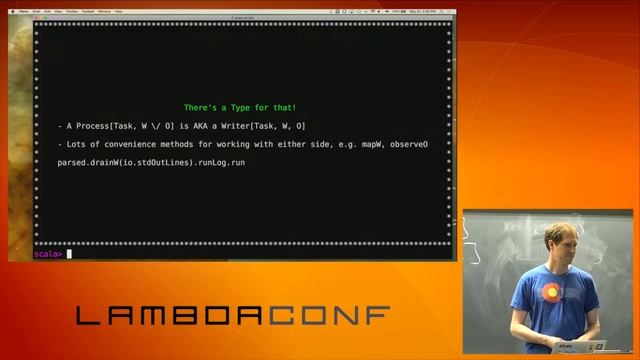 LambdaConf 2015 - Scalaz Streams A Functional Approach to Compositional... Derek Chen Becker смотреть онлайн