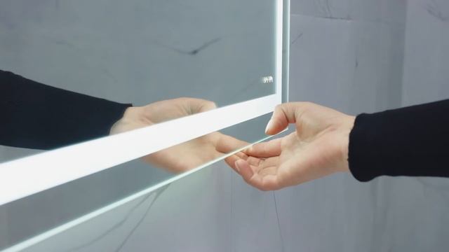 Gem универсальное зеркало с контурной Led-подсветкой, часами и косметическим зеркалом смотреть онлайн