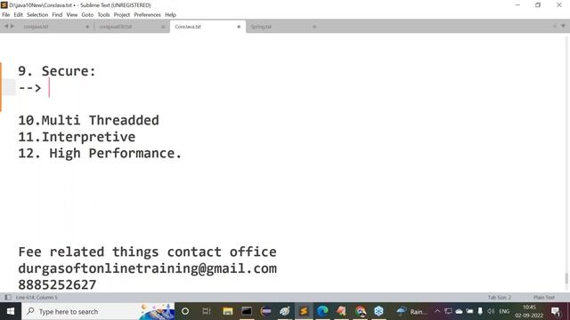 FULL STACK JAVA tutorials || Session - 11 || by Mr. Nagoor Babu On 02-09-2022 @10AM IST смотреть онлайн
