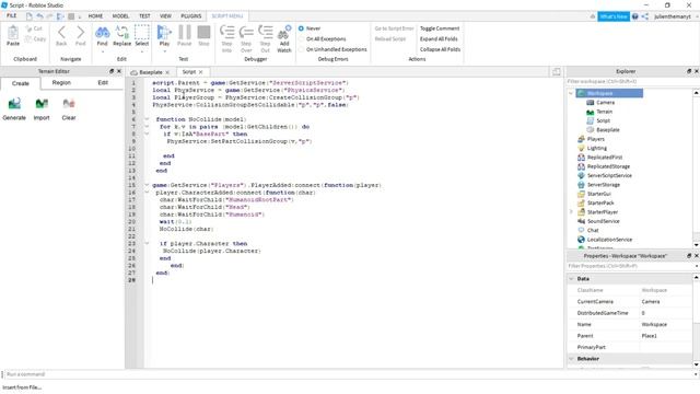 HOW TO DISABLE PLAYER COLLISION IN ROBLOX *EASY Scripting Tutorial 2020* смотреть онлайн