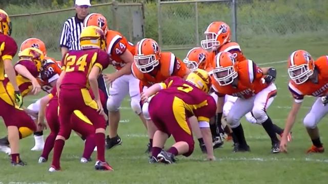 #44 Jack Orlowski 2012 Brighton Bulldogs JV vs Lake Area Hawks смотреть онлайн