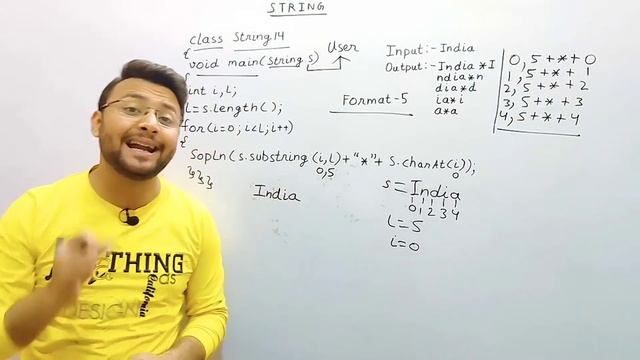 Print the string in the given format | Format - 5 | String Programs | JAVA | ICSE смотреть онлайн