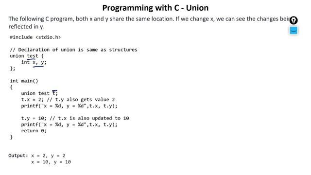 Union in C Programming смотреть онлайн