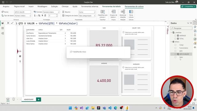 Calculando médias no Power BI | Funções DAX: AVARAGE e AVARAGEX смотреть онлайн