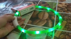 Обзор светящихся ошейников для собак. Мой опыт: как обрезать светодиодный ошейник.