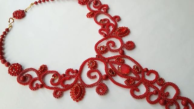 Колье в стиле а-ля рус