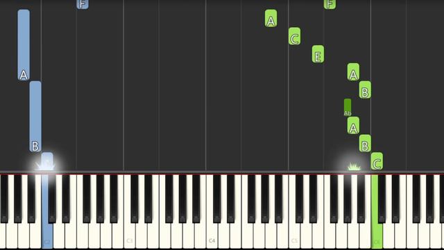 RUSH E - EASY Piano Tutorial смотреть онлайн