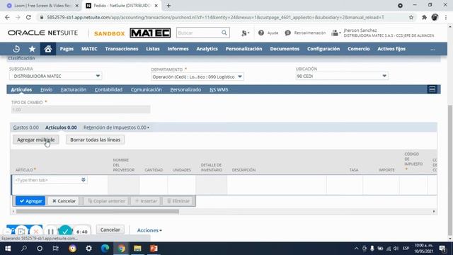 Curso Básico Oracle Netsuite: 2.3-. Orden de Compra |Creación y aprobación смотреть онлайн