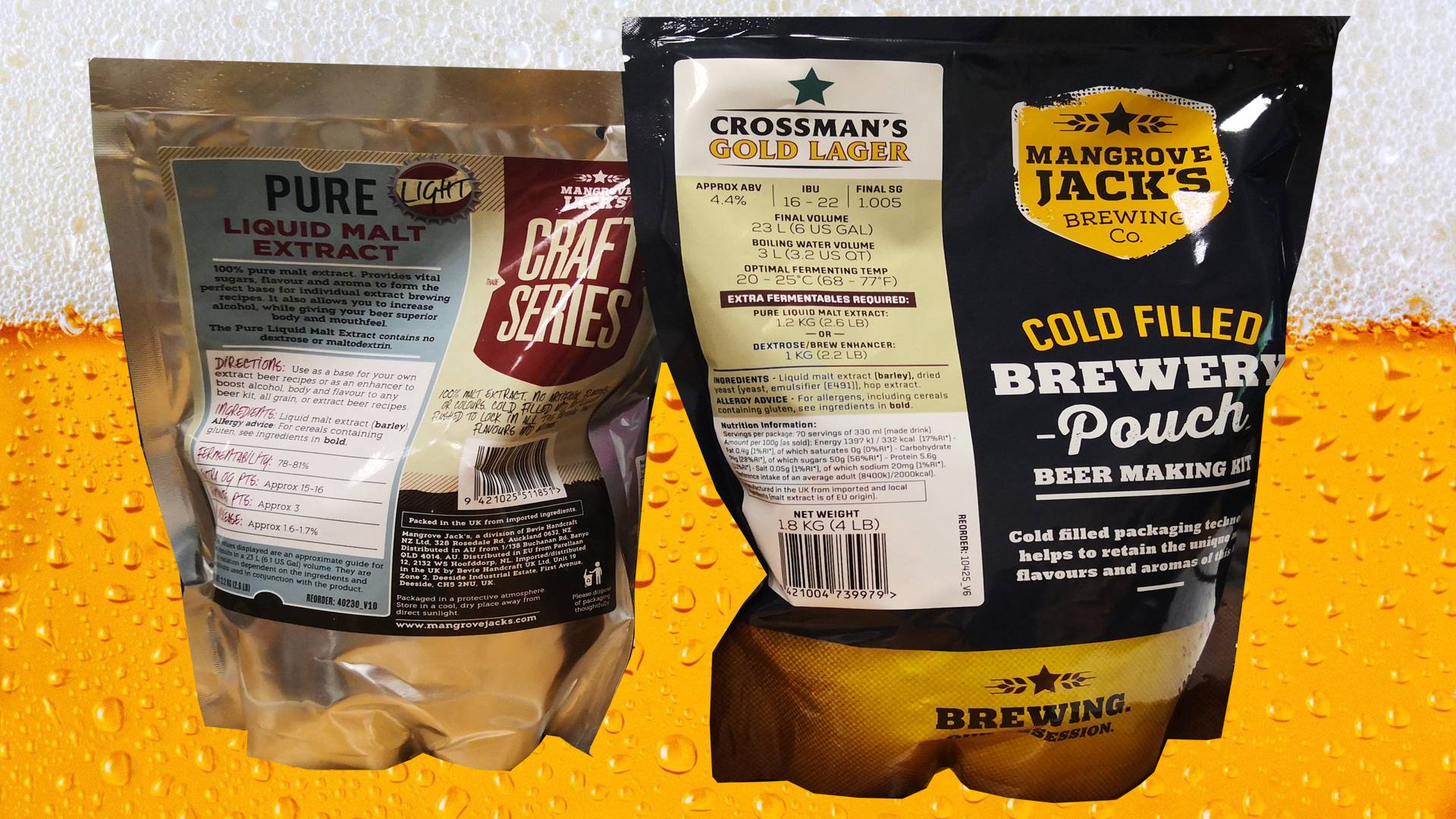 Пиво из экстракта mangrove jack's crossman's gold lager смотреть онлайн