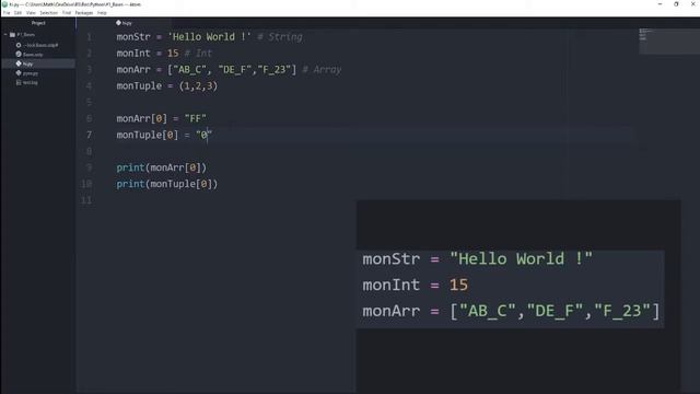 BreakIT : Apprendre les BASES de Python 3 #2 Déclaration variables смотреть онлайн