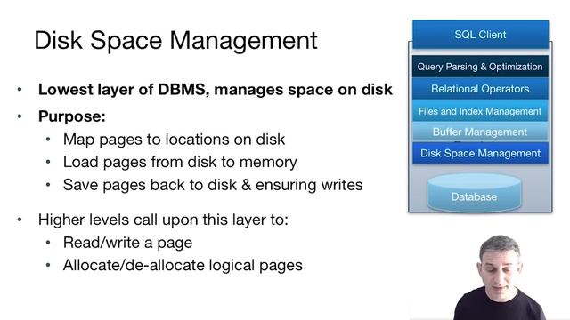 Lec 4 Part 6 Disk Space Management смотреть онлайн