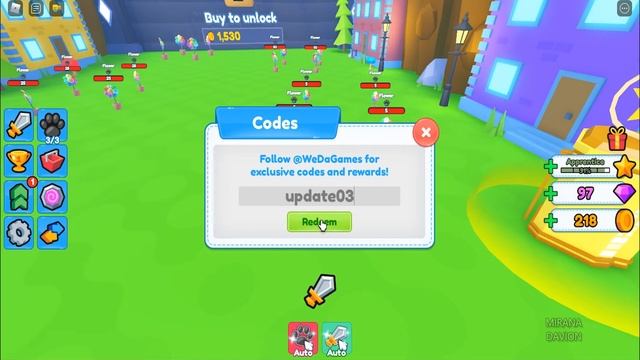 Roblox Pet Fighting Simulator New Codes June 2022 смотреть онлайн