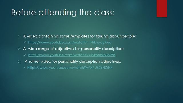 Conversation Activity 4 - personality traits and characteristics смотреть онлайн